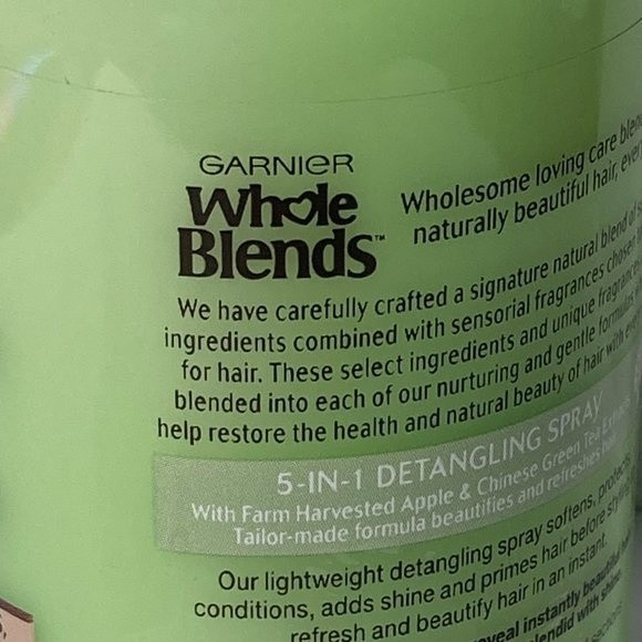 Garnier Whole Blends 5-in-1 Detangling Spray 4 Bottles 5 FL OZ DISCONTINUED - Picture 8 of 16